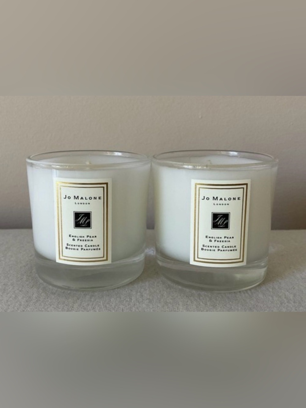 Jo Malone Candle Bundle Pear & Freesia Scent Votive Candle Duo - New - Picture 6 of 7